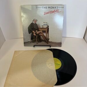 Vintage The Monks Bad Habits LP Vinyl Record ST-6470 Harvest Canada